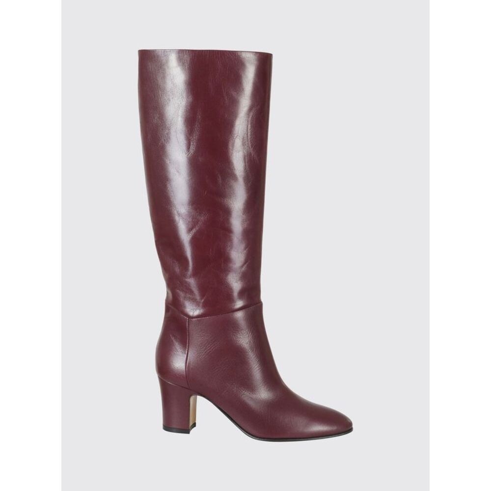 Smooth Leather Knee-High Boots Alberta Ferretti With Mid Heel